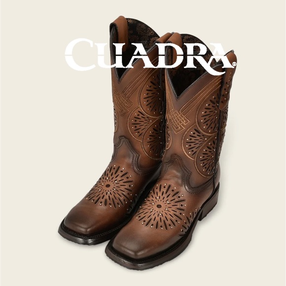 NIB Cuadra Leather Rodeo Boots - Picture 1 of 7